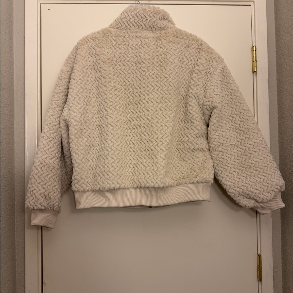 Abercrombie & Fitch Herringbone Bomber Jacket - Picture 6 of 7